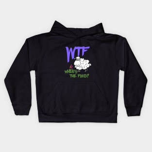 WTF Where's the food Kids Hoodie